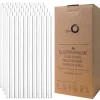 Outlet 50 Glas-Trinkhalme | | Klar - 23 cm Glas Strohhalme|Trinkhalme