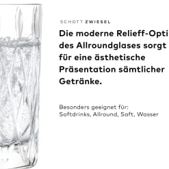 New Allroundglas | Age - | 300 ml Klare Wassergläser|Longdrinkgläser
