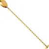 Barlöffel - flaches Ende | 27 cm - Gold Barlöffel