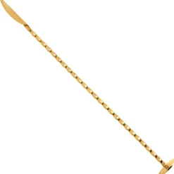 Barlöffel - flaches Ende | 27 cm - Gold Barlöffel