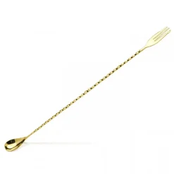 Clearance Barlöffel Dreizack | 40 cm - Gold Barlöffel