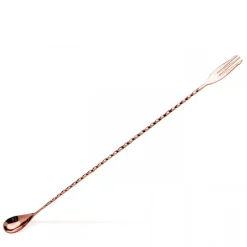 New Barlöffel Dreizack | 40 cm - Kupfer Barlöffel