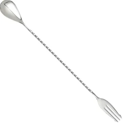 Sale Barlöffel Trident | 30 cm - Silber Barlöffel