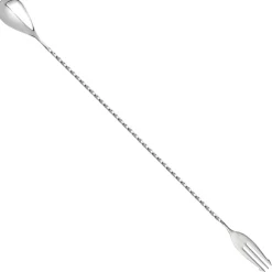 Outlet Barlöffel Trident | 40 cm - Silber Barlöffel