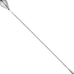 Barlöffel Tropfenform | 40 cm - Silber Barlöffel