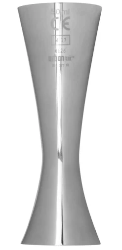 Clearance Barmaß - Aero Jigger - CE | 25/50 ml - Silber Barmaß - Jigger