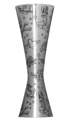 Online Barmaß - Aero Jigger | 1oz / 2oz - Tattoo Verzierung Barmaß - Jigger