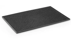 New Barmatte Gummi | Schwarz - 30x15 cm Gläsermatten|Barmatten