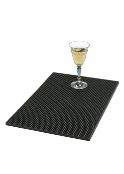 Sale Barmatte Gummi | Schwarz - 45x30 cm Gläsermatten|Barmatten