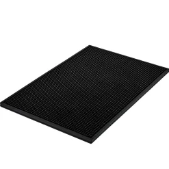 Outlet Barmatte Gummi stabil | Schwarz - 45x30 cm Gläsermatten|Barmatten