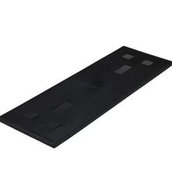New Barmatte Gummi stabil | Schwarz - 60x20 cm Gläsermatten|Barmatten