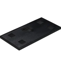 New Barmatte Gummi stabil | Schwarz - 30x15 cm Gläsermatten|Barmatten