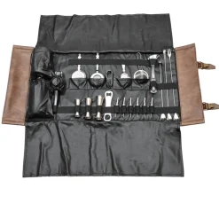Outlet Barrolle mit Cocktailset Deluxe | Braun Cocktailset