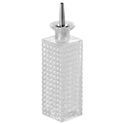 Hot Bitterflasche - Karomuster | viereckig - 230 ml Bitterflaschen