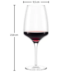 Outlet Bordeaux Rotweinglas | Experience - | 645 ml (6 Stk) Rotweingläser