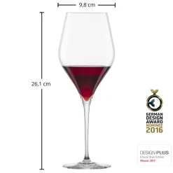 Sale Bordeaux Weinglas | Finesse - | 630 ml (6 Stk) Kristallgläser|Rotweingläser
