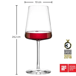 New Bordeauxglas | Power - | 650 ml (6 Stk) Kristallgläser|Rotweingläser