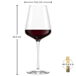 New Bordeauxglas | Quatrophil - | 0,2l Eiche - 645 ml (6 Stk) Geeichte Weingläser