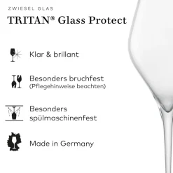Clearance Burgunder Weinglas | Finesse - | 660 ml (6 Stk) Kristallgläser|Rotweingläser