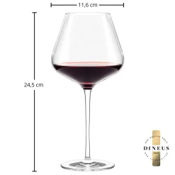 Hot Burgunderglas | Quatrophil - | 0,2l Eiche - 710 ml (6 Stk) Geeichte Weingläser