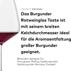 Online Burgunderglas | Taste - | 0,2l Eiche - 790 ml (6 Stk) Geeichte Weingläser