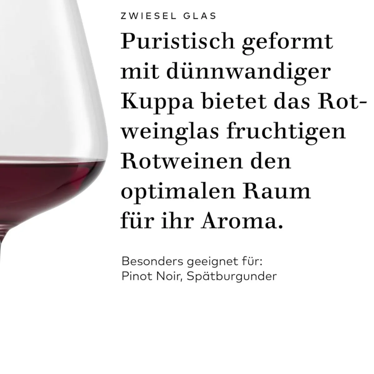 Hot Burgunderglas | Verbelle - | 950 ml (6 Stk) Kristallgläser|Rotweingläser