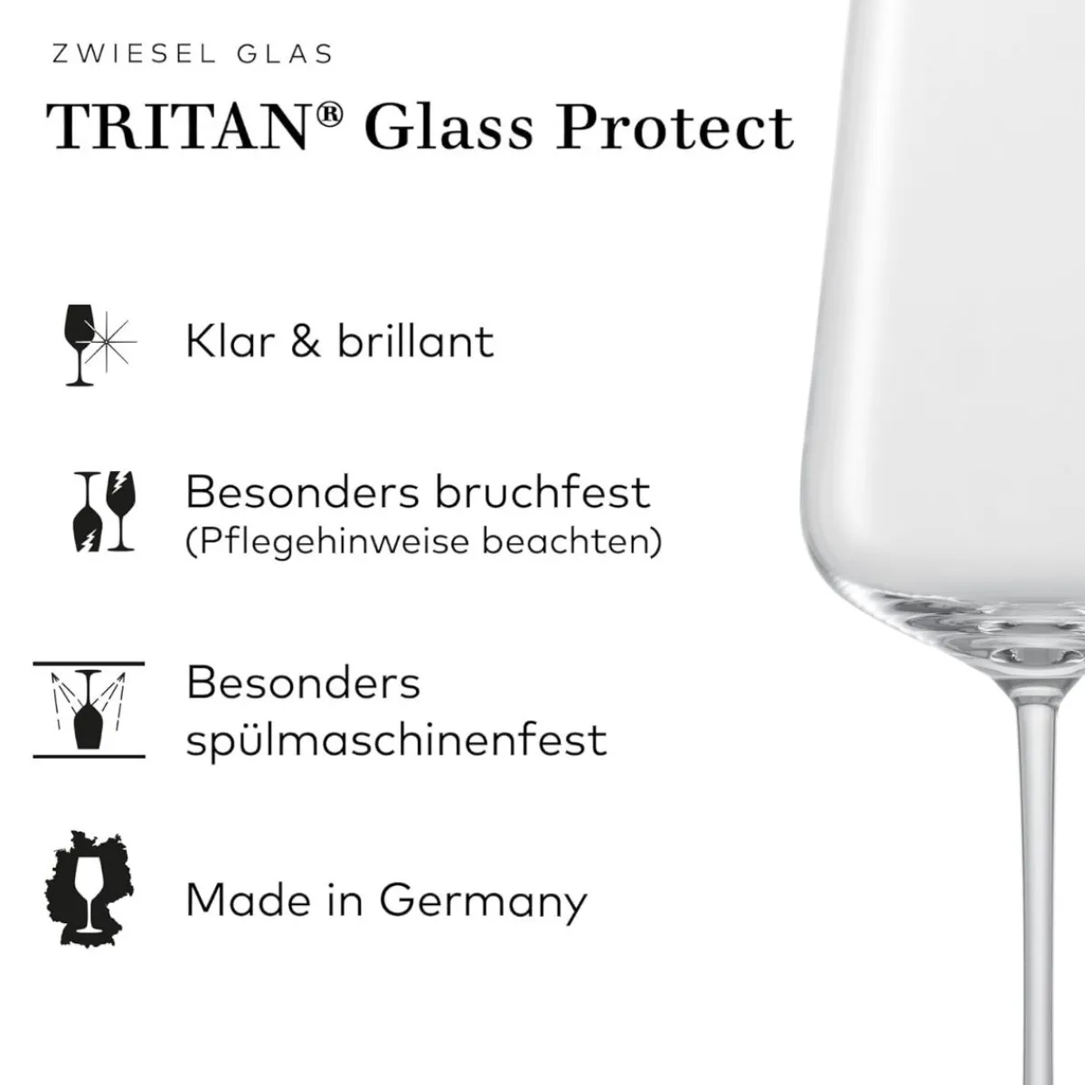 Hot Burgunderglas | Verbelle - | 950 ml (6 Stk) Kristallgläser|Rotweingläser