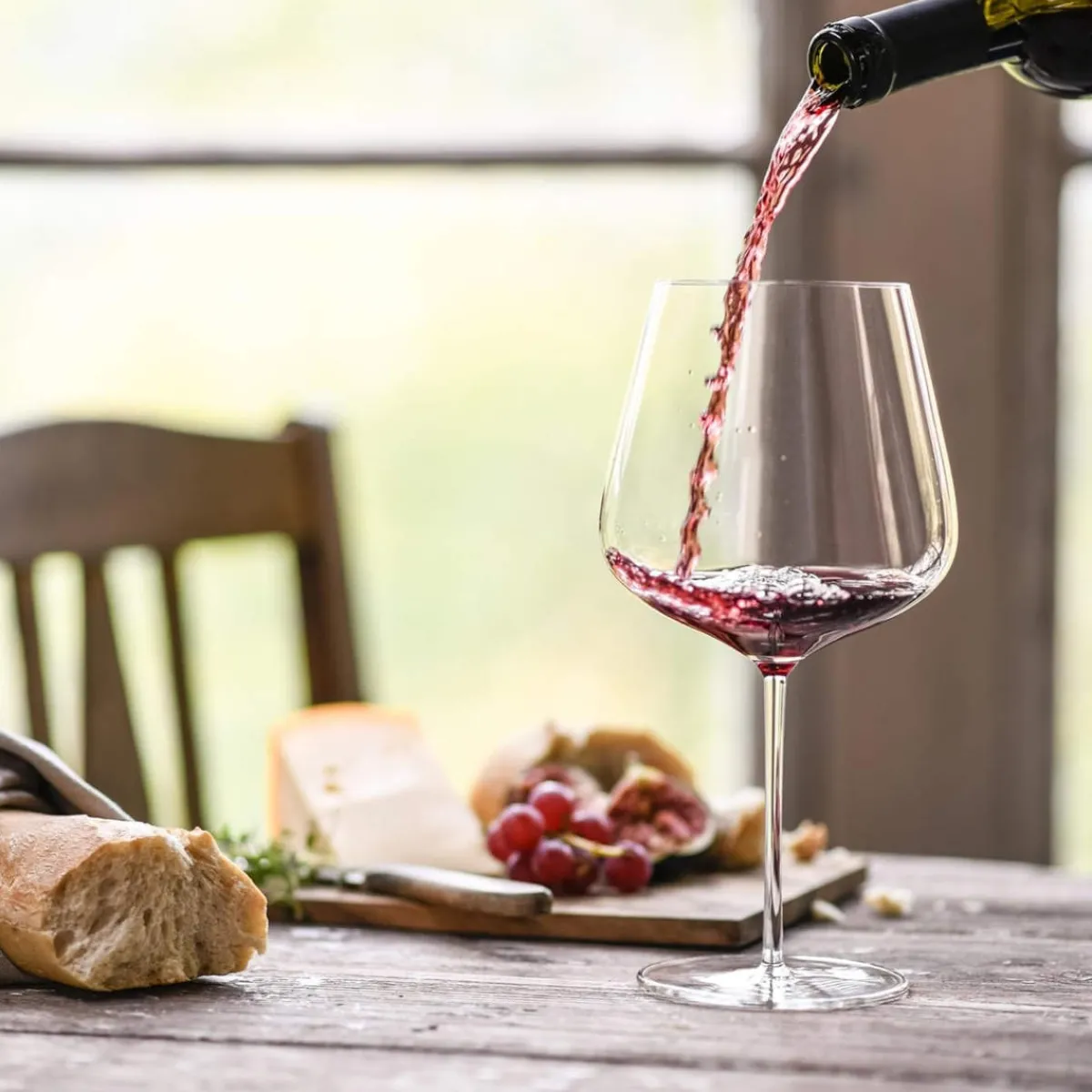 Hot Burgunderglas | Verbelle - | 950 ml (6 Stk) Kristallgläser|Rotweingläser