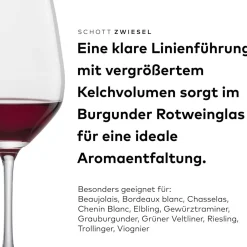 Burgunderglas | Vina - | 400 ml (6 Stk) Rotweingläser