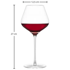 Sale Burgunderglas Grand Cru | Q1 - | 870 ml (6 Stk) Kristallgläser|Handgefertigte Weingläser