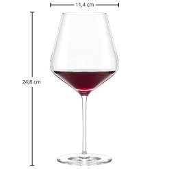 Clearance Burgunderkelch | Starlight - | 820 ml (6 Stk) Kristallgläser|Rotweingläser
