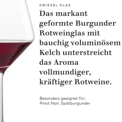 Best Burgunderpokal | Pure - | 690 ml (6 Stk) Kristallgläser|Rotweingläser