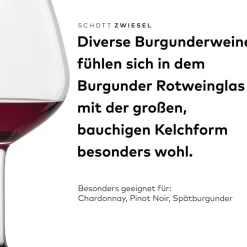 Hot Burgunderpokal | Vina - | 730 ml (6 Stk) Rotweingläser