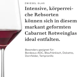 Sale Cabernet Rotweinglas | Pure - | 540 ml (6 Stk) Kristallgläser|Rotweingläser