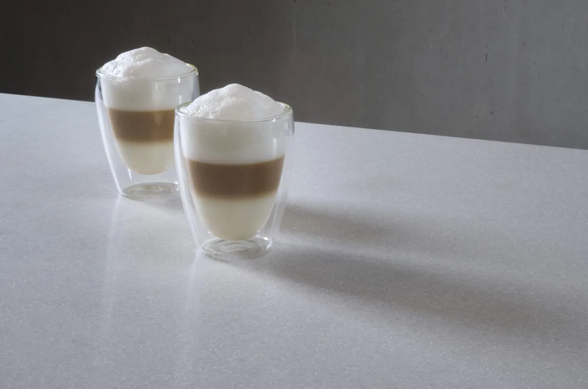 Best Cappuccino Gläser - Lounge | doppelwandig - 230 ml (2 Stk) Heißgetränke