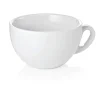 Clearance Cappuccino Tasse groß - Italia White | Weiß - 280 ml (6 Stk) Heißgetränke