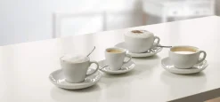 Clearance Cappuccino Tasse groß - Italia White | Weiß - 280 ml (6 Stk) Heißgetränke