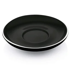 Hot Cappuccino Untertasse - Italia Black | Schwarz - Ø 15,5 cm (6 Stk) Heißgetränke