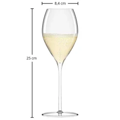 Champagnerglas | Fino - | 425 ml (6 Stk) Kristallgläser|Sektgläser