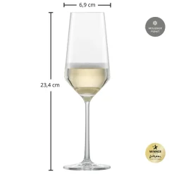 Hot Champagnerglas | Pure - | 300 ml (6 Stk) Kristallgläser|Sektgläser
