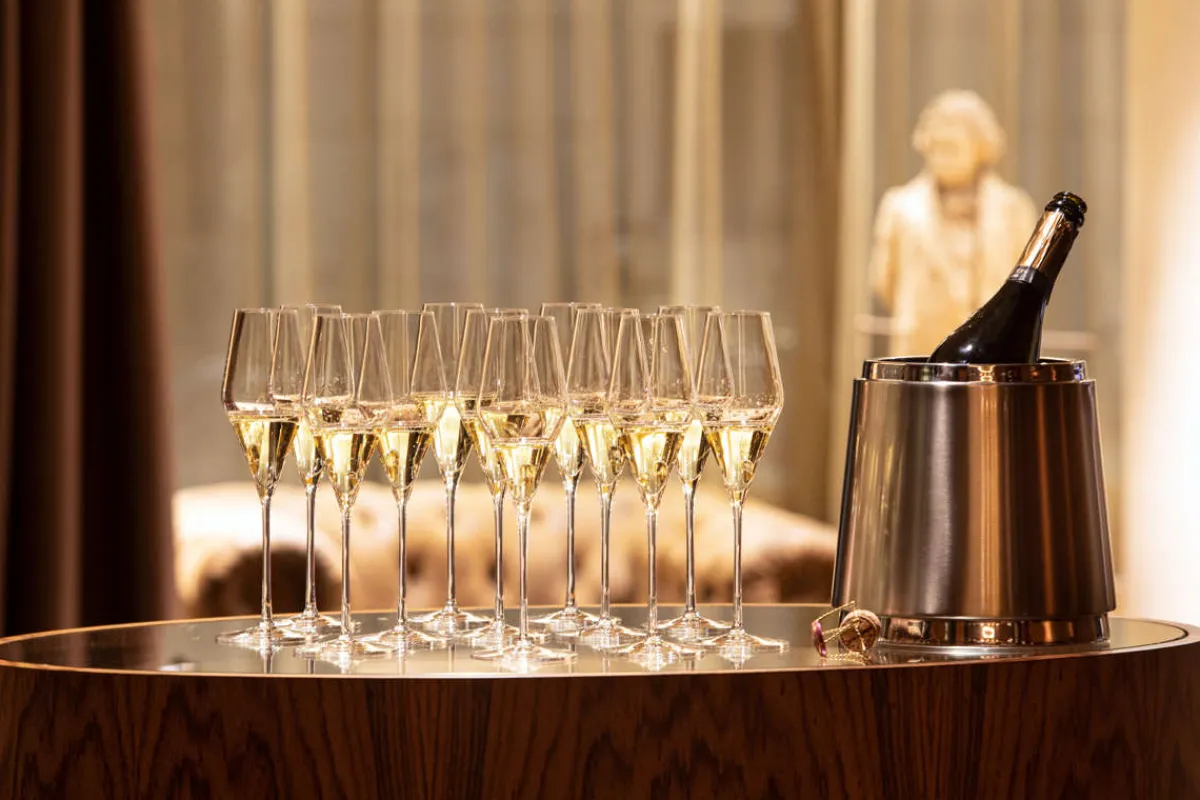 Outlet Champagnerglas | Quatrophil - | 0,1l Eiche - 290 ml (6 Stk) Geeichte Weingläser|Kristallgläser