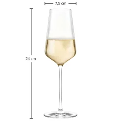 Champagnerglas | Starlight - | 290 ml (6 Stk) Kristallgläser|Sektgläser
