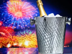 Sale Champagnerkühler doppelwandig | Diamantmuster Sekt- & Flaschenkühler