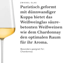 Outlet Chardonnay Weißweinglas | Verbelle - | 6 Stk Kristallgläser|Weißweingläser