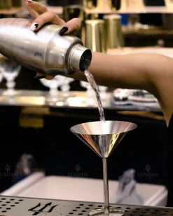Hot Cocktail Shaker Kenta | 3 teilig - 0,5 l - Silber Cocktailshaker