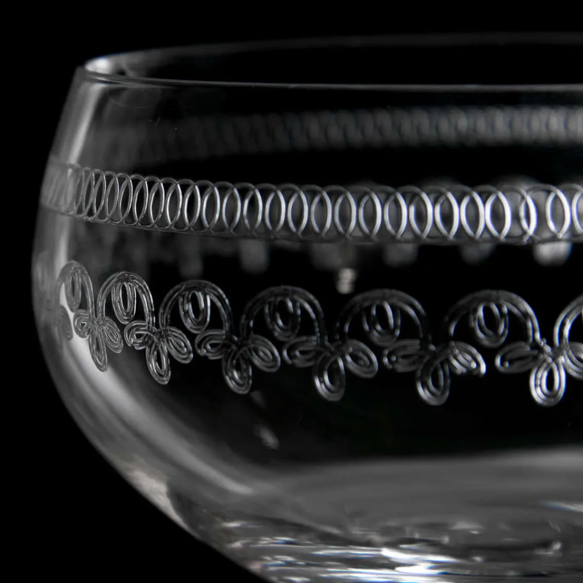 Best Cocktailglas Retro Coupe | 1910er Verzierung - 220 ml Cocktail-Schalen