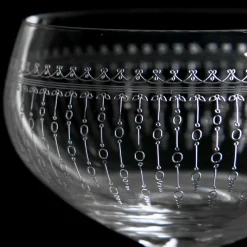 Best Cocktailglas Retro Coupe | 1920er Verzierung - 220 ml Cocktail-Schalen