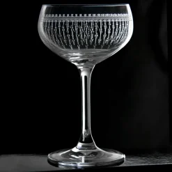 Best Cocktailglas Retro Coupe | 1920er Verzierung - 220 ml Cocktail-Schalen