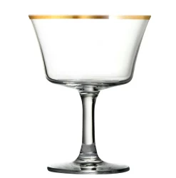 Sale Cocktailglas Retro Fizz | Goldrand - 200 ml Cocktail-Schalen