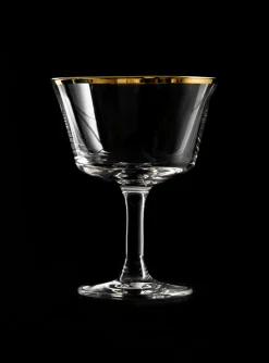 Sale Cocktailglas Retro Fizz | Goldrand - 200 ml Cocktail-Schalen